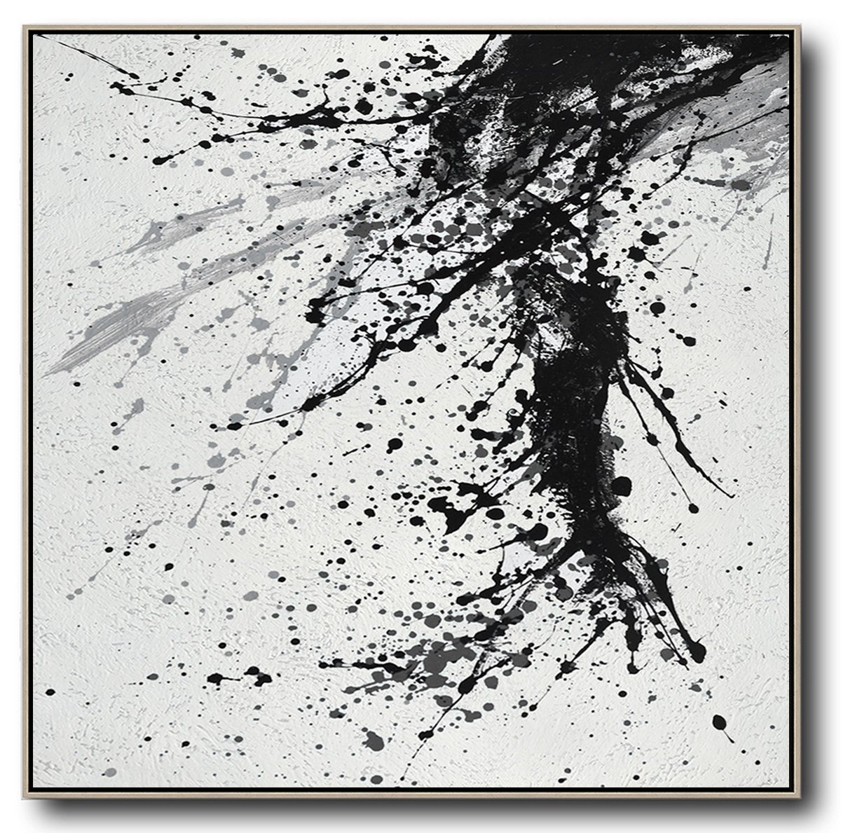 Minimalist Drip Painting #DH29A - Click Image to Close